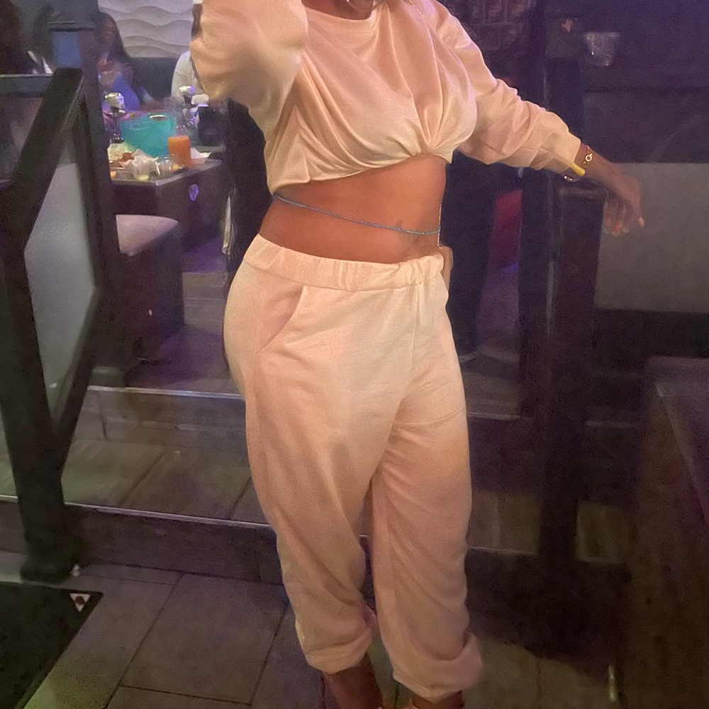 2-piece khaki set